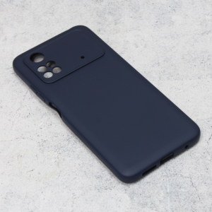 Maska Teracell Giulietta za Xiaomi Poco M4 Pro 4G mat tamno plava