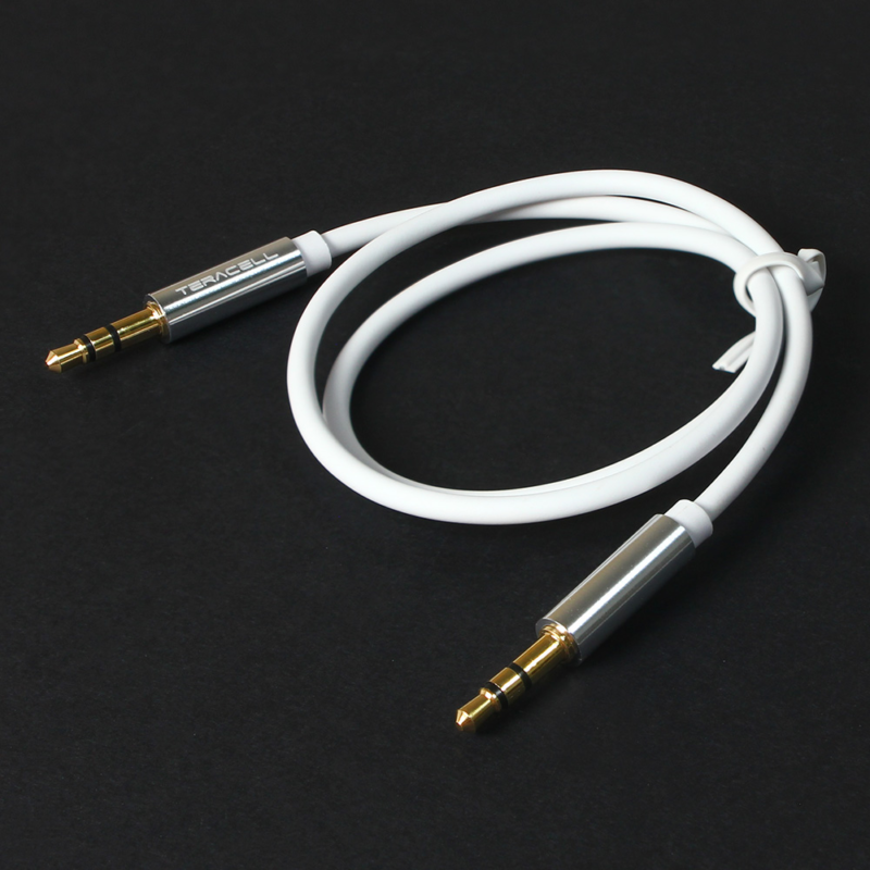 Audio kabl Teracell Aux 3.5mm beli 0.5m