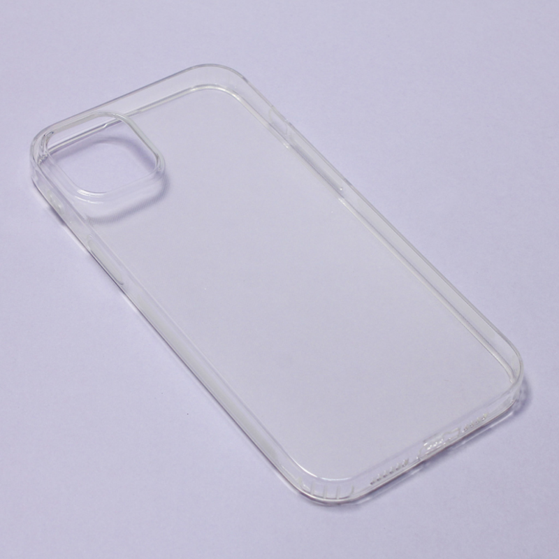 Maska silikonska Ultra Thin with pluggy za iPhone 14 Max transparent