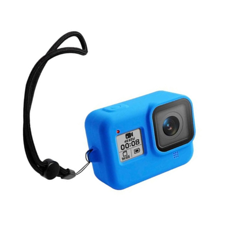 Maska silikonska za GoPro Hero 8 plava