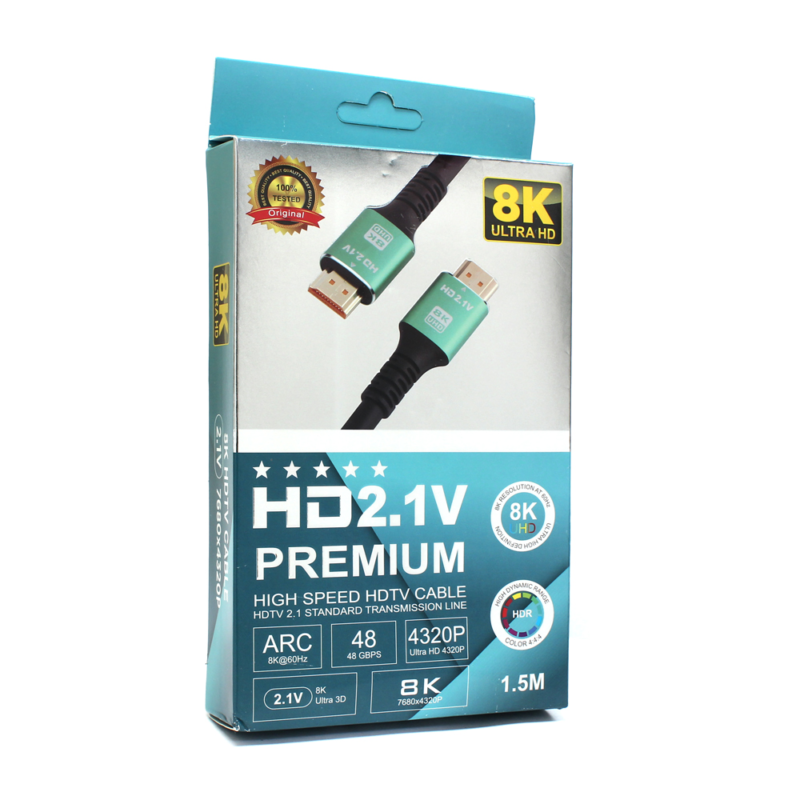 Kabl HDMI 8K 1.5m (HDMI 2.1ver)