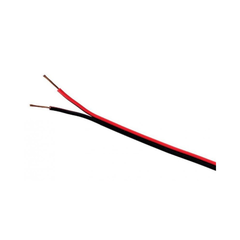 Kabl za zvucnike crno crveni 2x0.5mm copper 100m