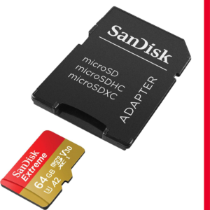 Mem.Kartica SanDisk SDXC Extreme micro 64GB 170 MB/s UHS-I U3 V30+adapter