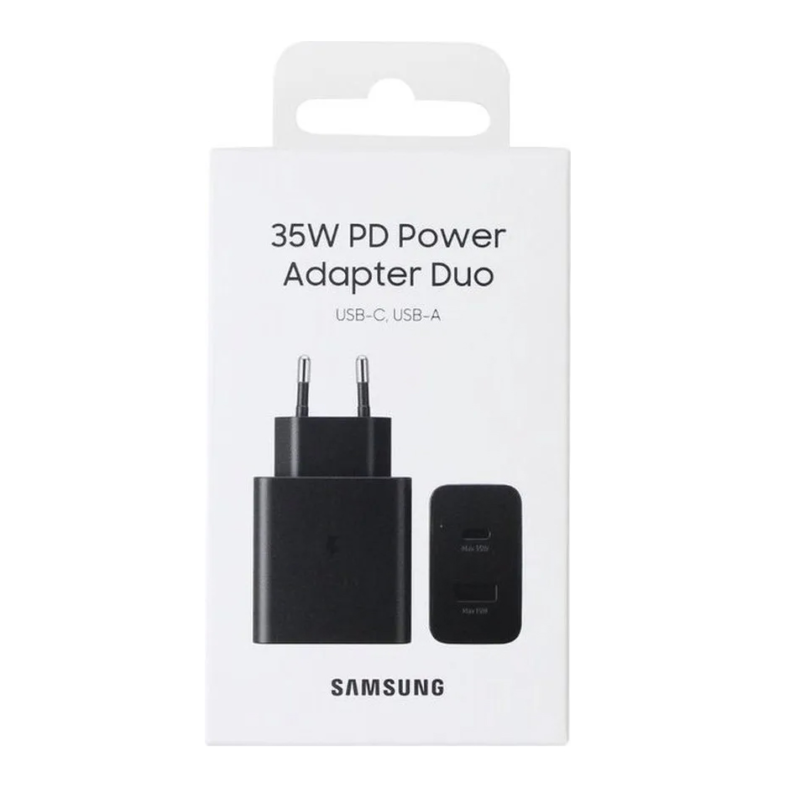 Samsung Fast kucni punjac PD 35W + USB 15W crni bez kabla (EP-TA220-NBE)