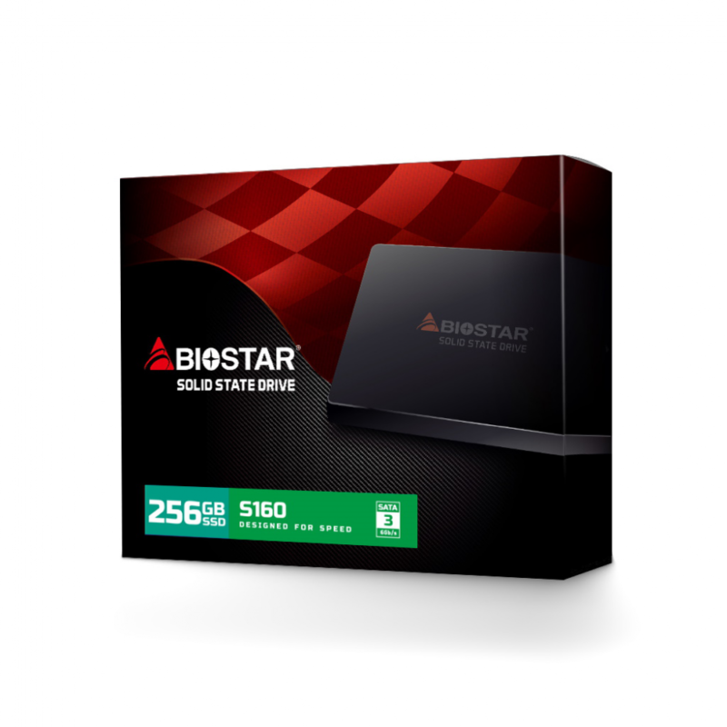 SSD 2.5 SATA3 256GB Biostar 550MBs/500MB/s S160