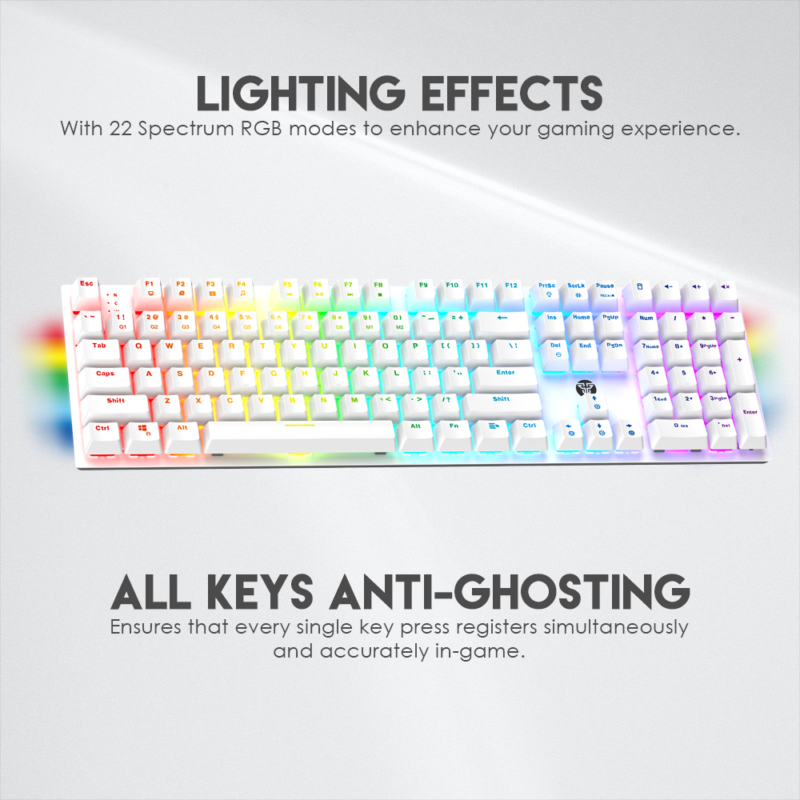 Tastatura Mehanicka Gaming Fantech MK855 RGB Maxfit 108 Space Edition (Red switch)