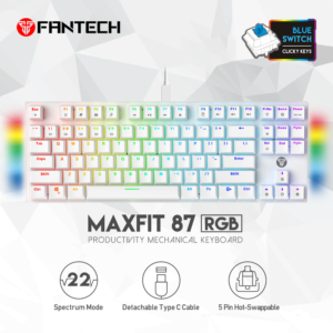 Tastatura Mehanicka Gaming Fantech MK856 RGB Maxfit 87 Space Edition (Blue switch)