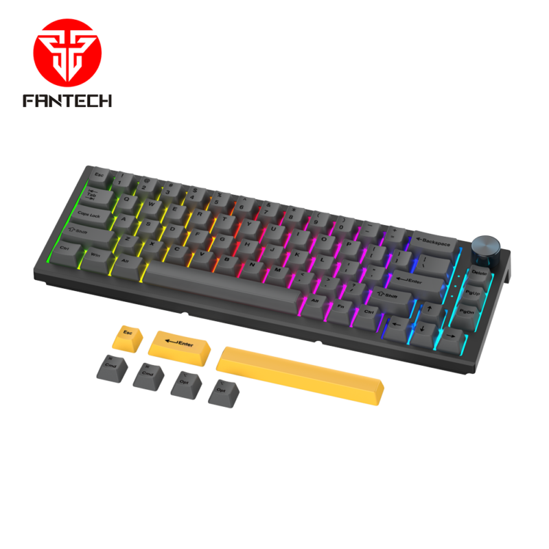 Tastatura Mehanicka Gaming Fantech MK858 RGB Maxfit67 crna (white switch)