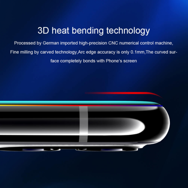Zaštitno staklo Nillkin 3D CP+Max za Samsung S908B Galaxy S22 Ultra 5G crni