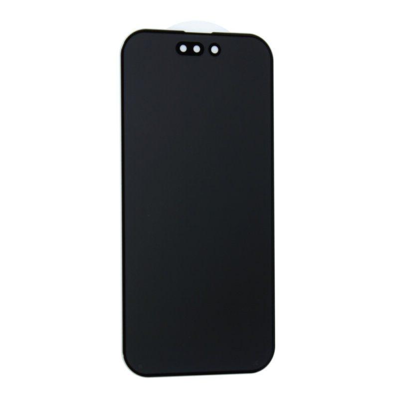 Tempered Glass Privacy 2.5D full glue za iPhone 14 Pro 6.1 crni