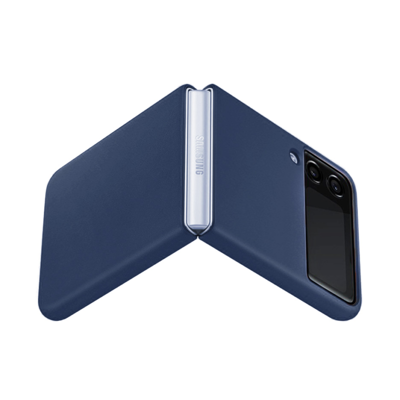 Maska Elegant Fold za Samsung Z Flip 4 tamno plava