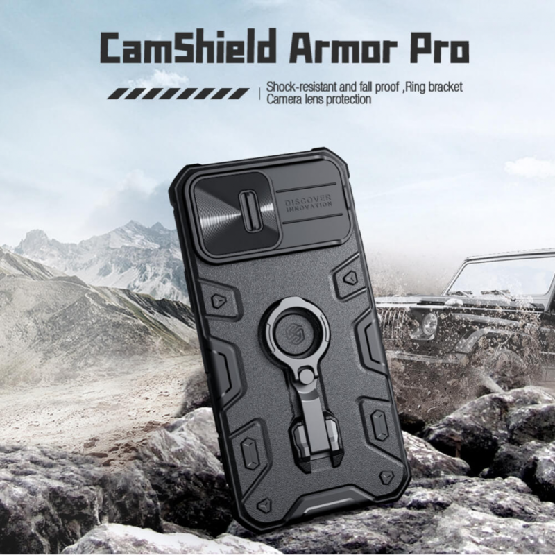 Maska Nillkin CamShield Armor Pro za iPhone 14 Plus 6.7 crna