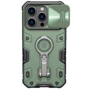 Maska Nillkin CamShield Armor Pro za iPhone 14 Pro 6.1 zelena