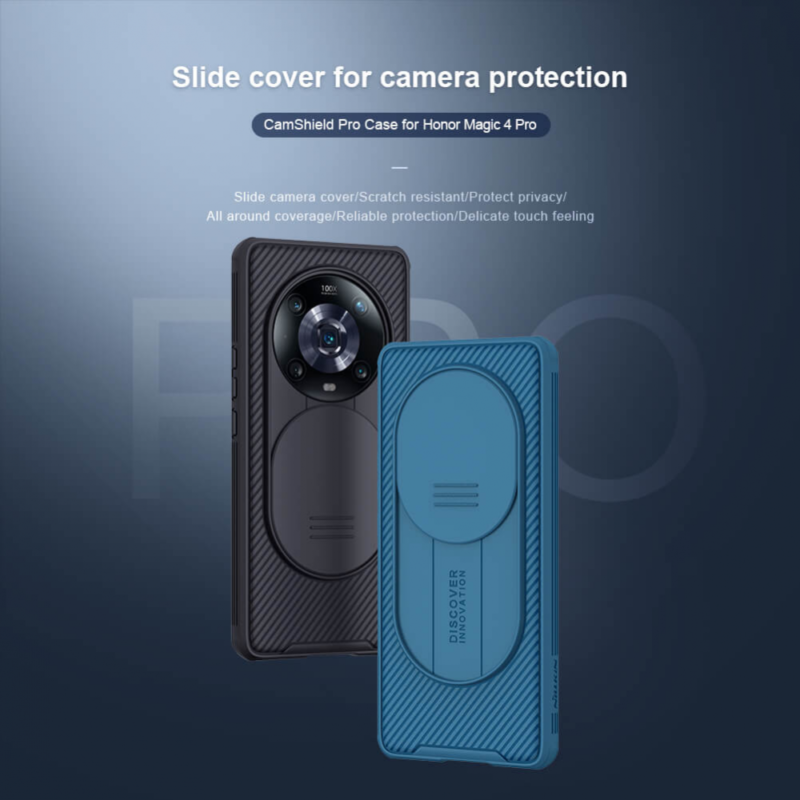 Maska Nillkin CamShield Pro za Huawei Honor Magic 4 Pro crna