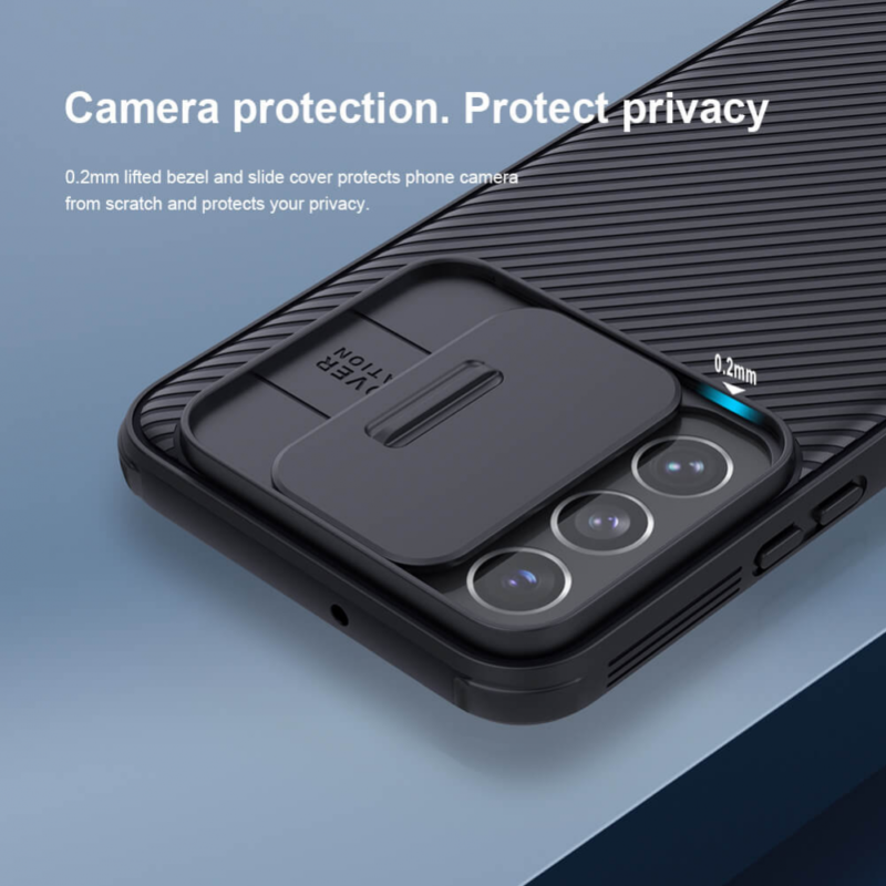 Maska Nillkin CamShield Pro za Samsung S906B Galaxy S22 Plus 5G plava