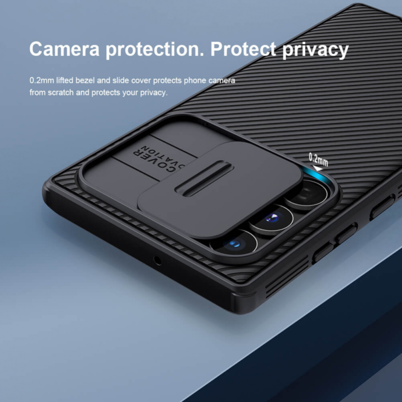 Maska Nillkin CamShield Pro za Samsung S908B Galaxy S22 Ultra 5G plava