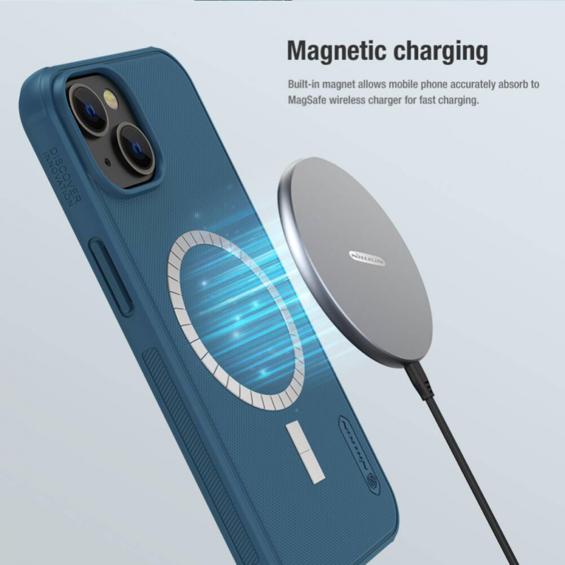 Maska Nillkin Scrub Pro Magnetic za iPhone 14 Plus 6.7 plava