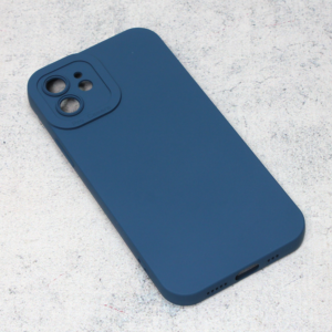 Maska Silikon Pro Camera za iPhone 12 6.1 tamno plava