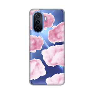 Maska Silikonska Print Skin za Huawei Nova Y70/Y70 Plus Pink Clouds