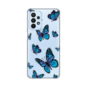 Maska Silikonska Print Skin za Samsung A235F Galaxy A23 4G Blue butterfly