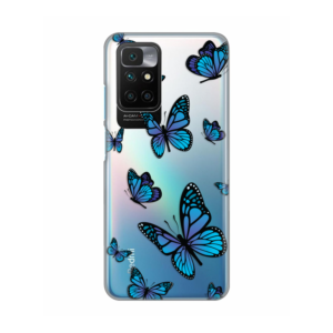 Maska Silikonska Print Skin za Xiaomi Redmi 10/10 Prime Blue butterfly