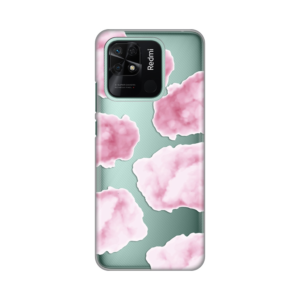Maska Silikonska Print Skin za Xiaomi Redmi 10C Pink Clouds