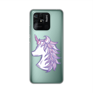 Maska Silikonska Print Skin za Xiaomi Redmi 10C Purple Unicorn