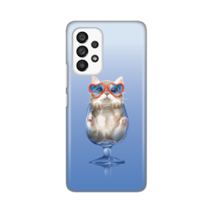 Maska Silikonska Print za Samsung A536B Galaxy A53 5G Funny Cat