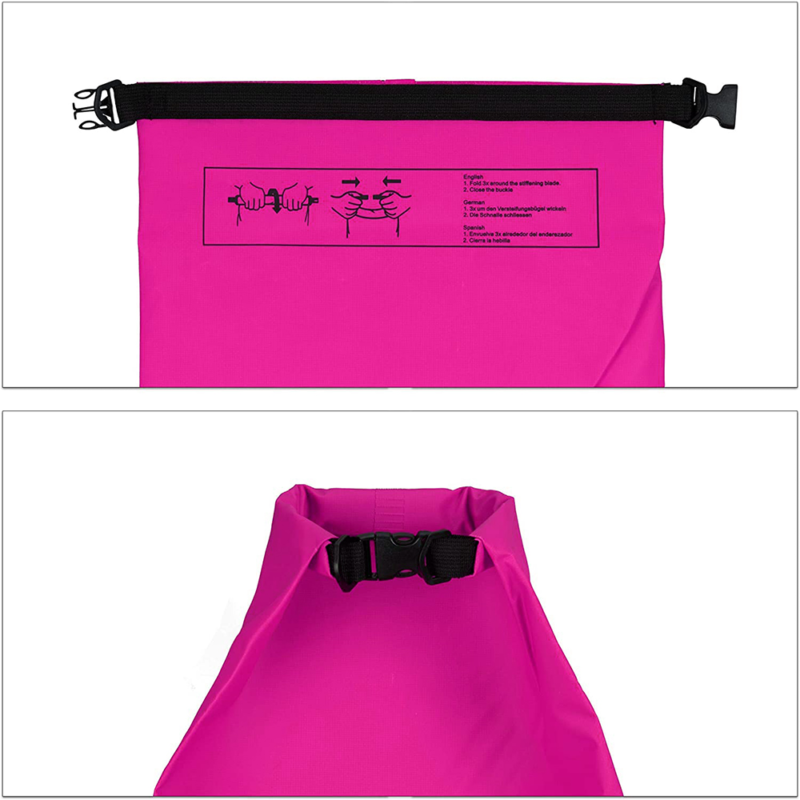 Vodootporna suva torba EL 20L pink