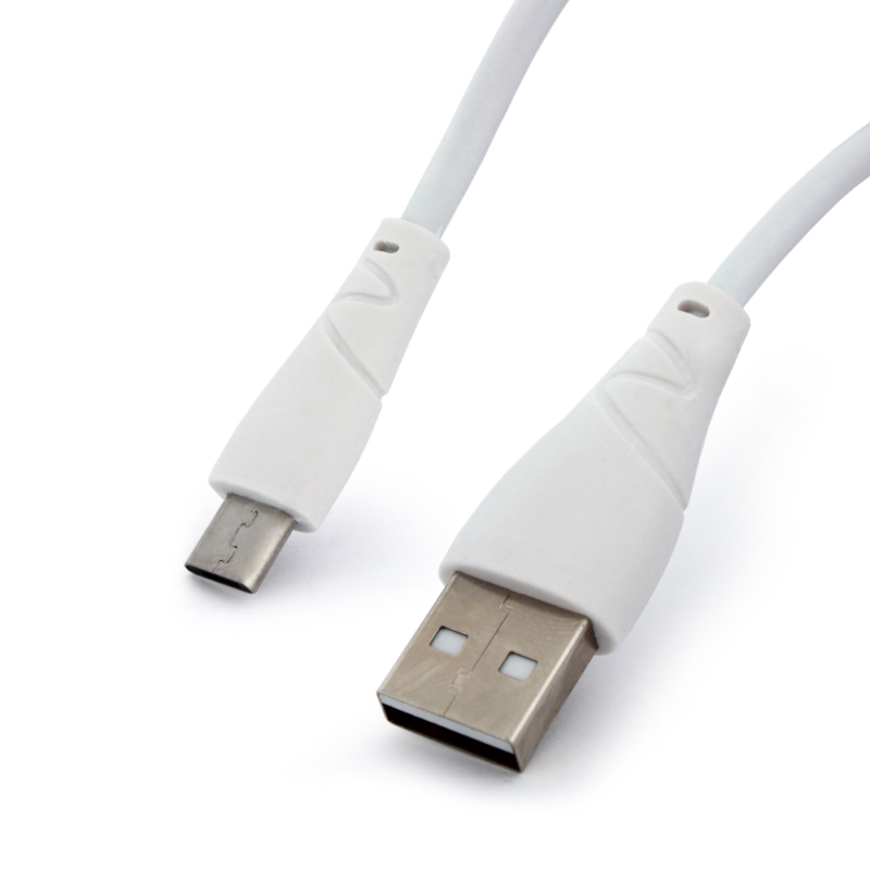 Kucni punjac 2.1A sa USB na Type C kablom CE beli