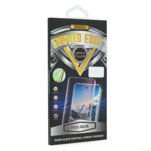 Zaštitno staklo full glue za Huawei Mate 50 Pro zakrivljeni crni