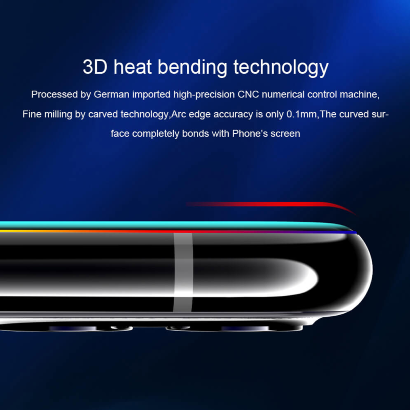 Zaštitno staklo Nillkin 3D CP+Max za Samsung S918B Galaxy S23 Ultra crni