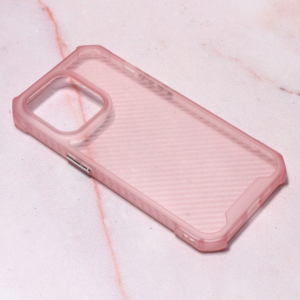 Maska Carbon Crystal za iPhone 14 Pro 6.1 pink