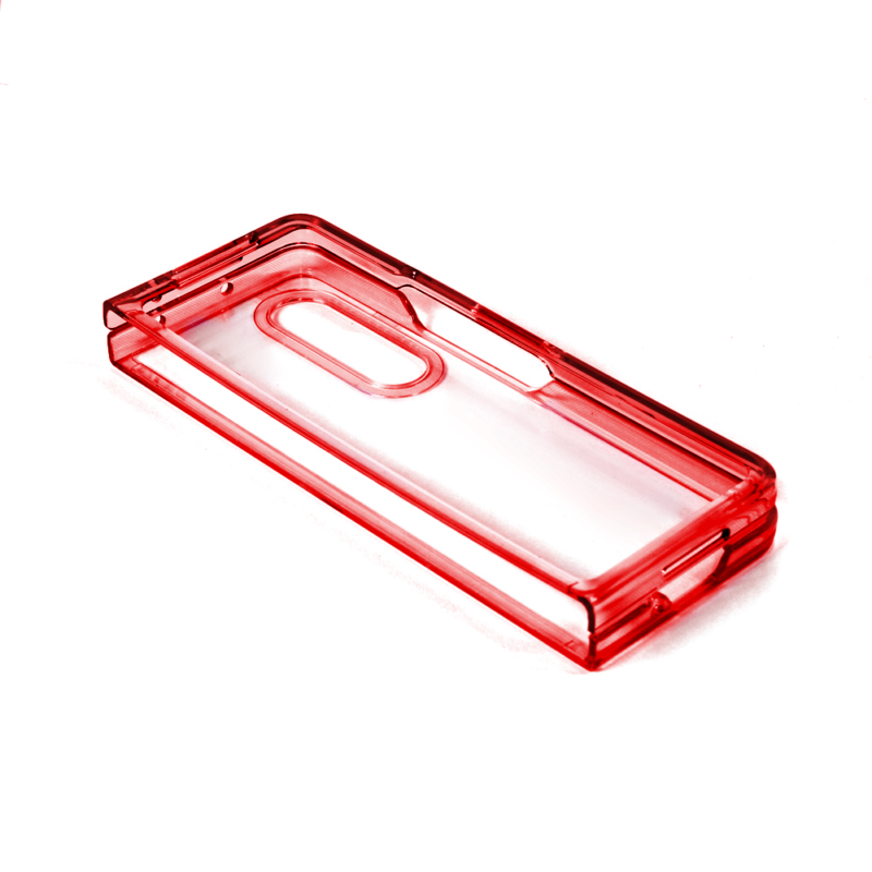 Maska Clear TPU za Samsung Z Fold 4 crvena