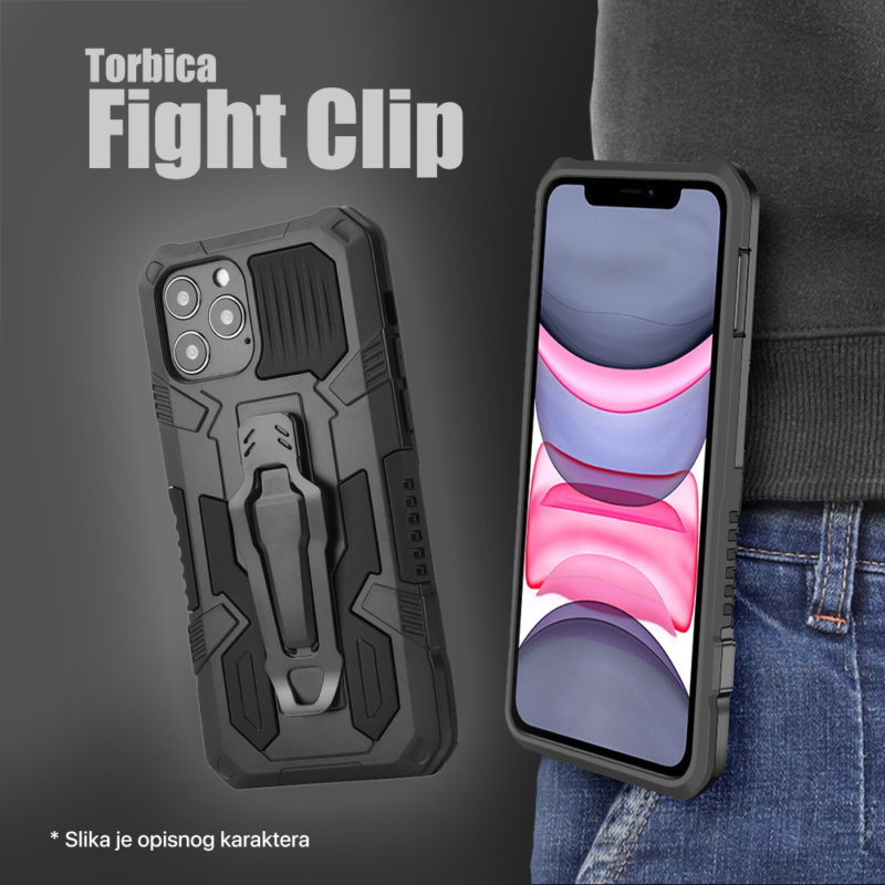 Maska Fight Clip za iPhone 14 6.1 crna