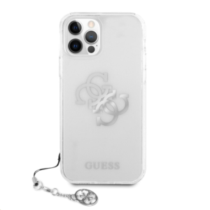 Maska Guess Hc PC 4G Metal Charm za iPhone 12 Pro Max 6.7 srebrna (GUHCP12LKS4GSI)