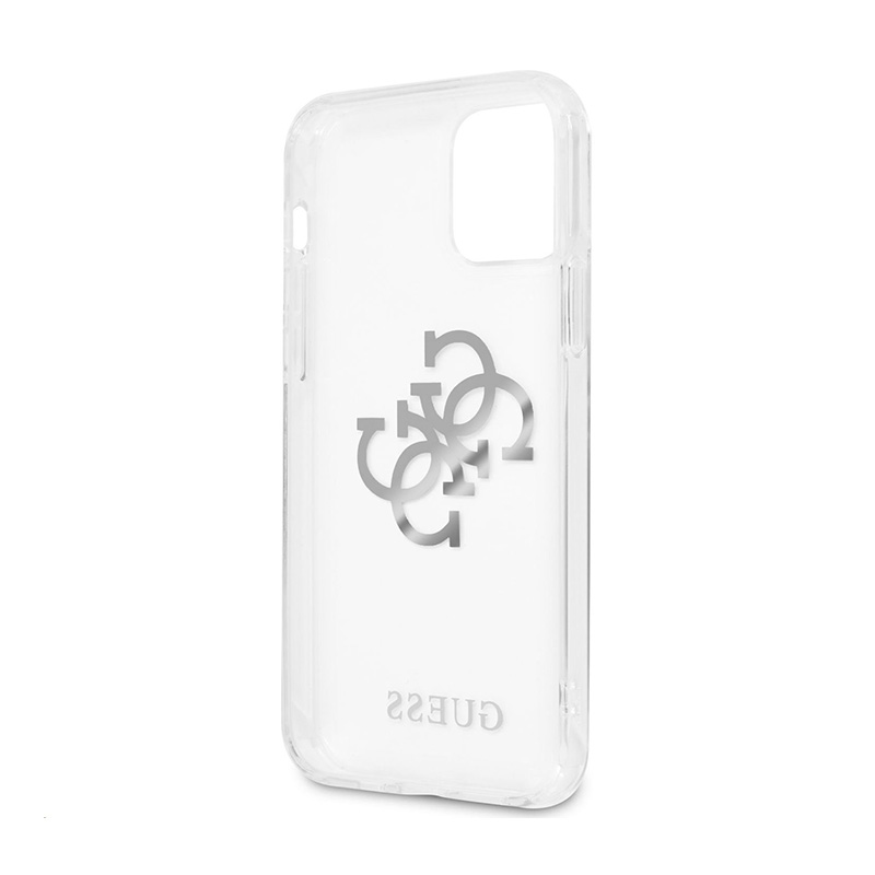 Maska Guess Hc PC 4G Metal Charm za iPhone 12 Pro Max 6.7 srebrna (GUHCP12LKS4GSI)