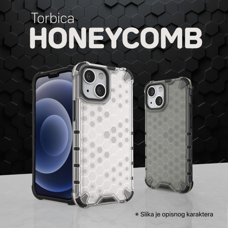 Maska Honeycomb za iPhone 14 6.1 crna