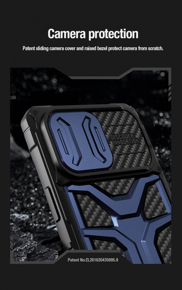Maska Nillkin Adventurer Pro za iPhone 14 Pro Max 6.7 plava