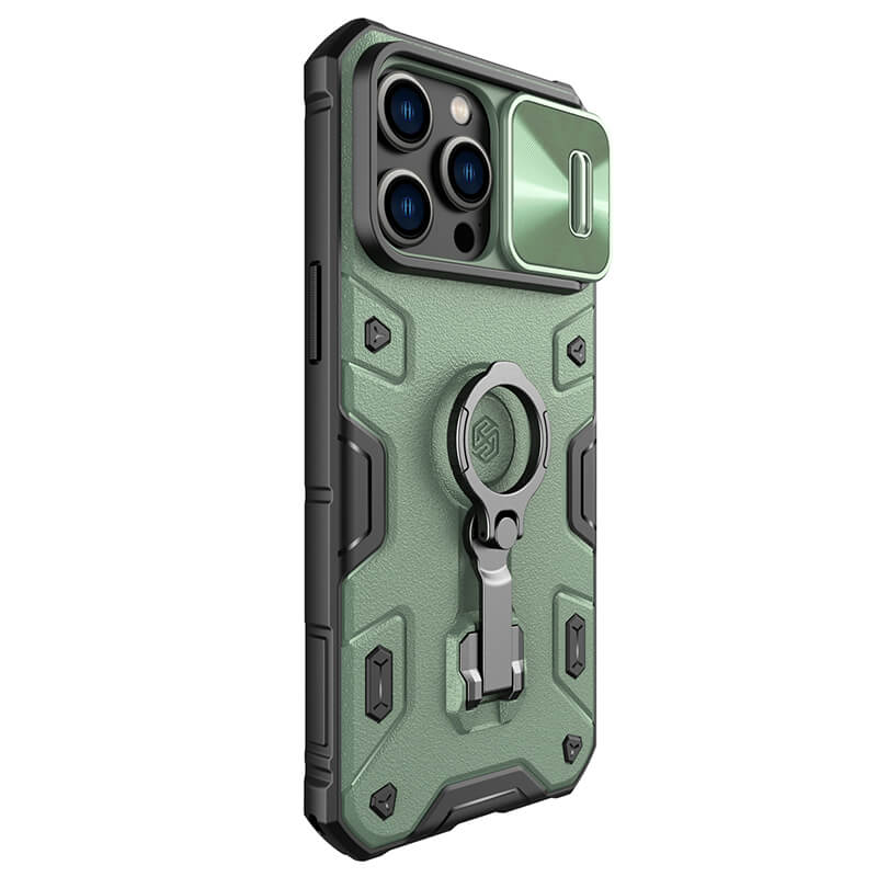 Maska Nillkin CamShield Armor Pro Magnetic za iPhone 14 Pro Max 6.7 zelena