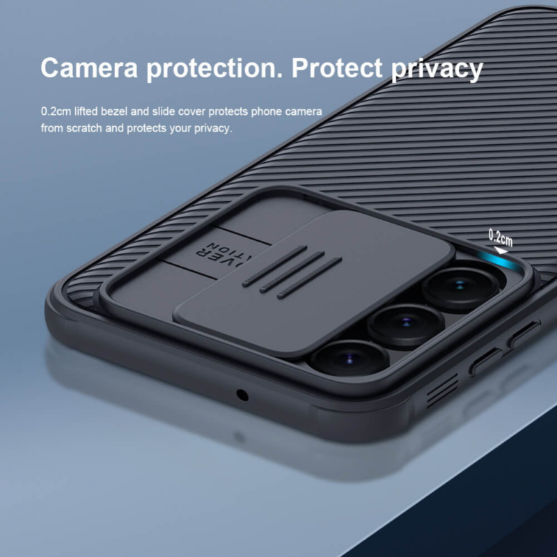 Maska Nillkin CamShield Pro za Samsung S916B Galaxy S23 Plus plava