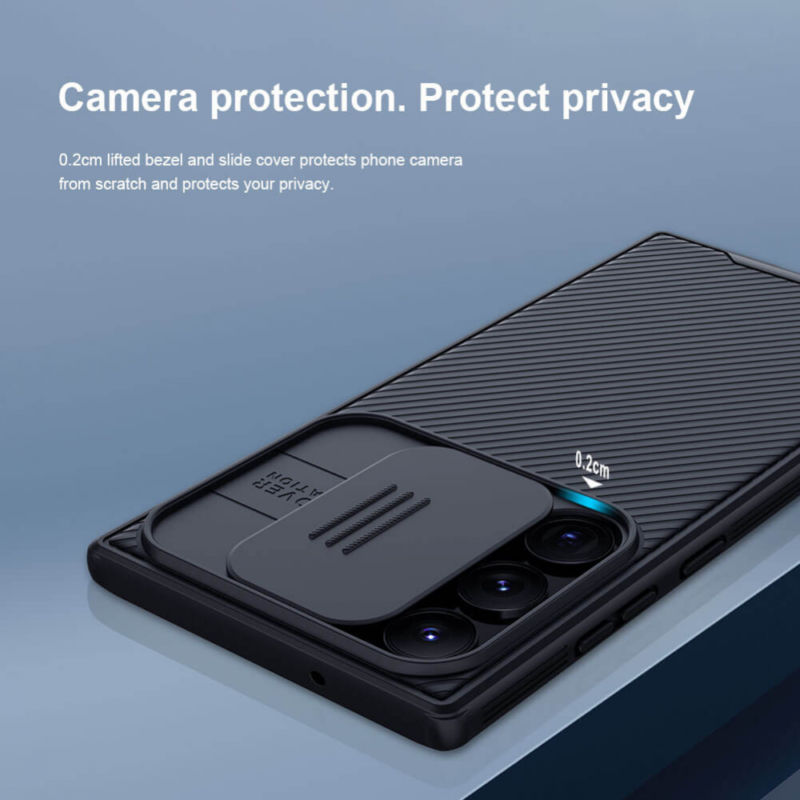 Maska Nillkin CamShield Pro za Samsung S918B Galaxy S23 Ultra plava