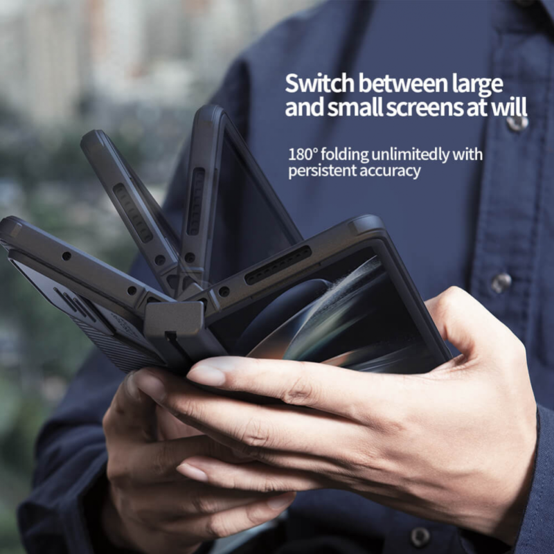 Maska Nillkin CamShield Pro za Samsung Galaxy Z Fold 4 5G plava