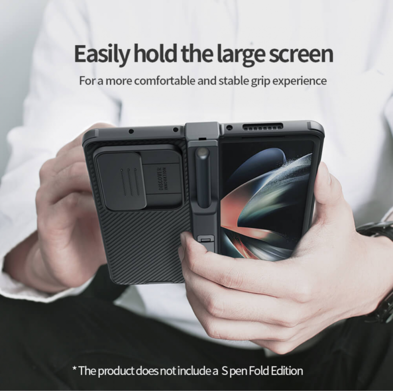 Maska Nillkin CamShield Pro za Samsung Galaxy Z Fold 4 5G (with pen slot & stand) plava