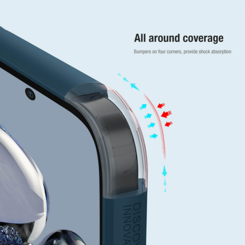 Maska Nillkin Scrub Pro za Xiaomi 12T Pro plava