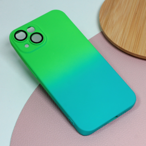 Maska Rainbow Spring za iPhone 14 6.1 zeleno svetlo plava