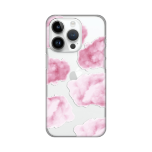 Maska Silikonska Print Skin za iPhone 14 Pro 6.1 Pink Clouds