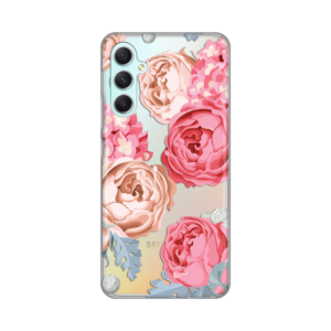 Maska Silikonska Print Skin za Samsung A346B Galaxy A34 5G Pink Flowers