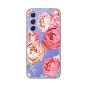 Maska Silikonska Print Skin za Samsung A546B Galaxy A54 5G Pink Flower