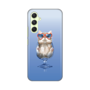 Maska Silikonska Print za Samsung A546B Galaxy A54 5G Funny Cat